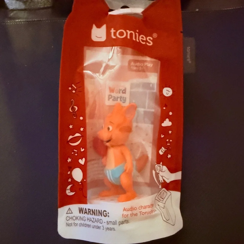 Tonies Word Party Kip Kids OS Orange New Audio Play Character Figure Kip Wallaby
